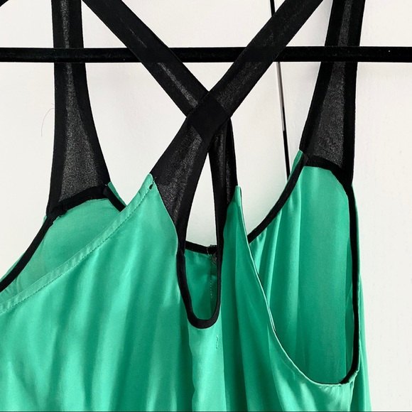 Silence + Noise Strappy Green Mini Dress - Picture 4 of 5